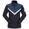 Tindefjell Merino Wool Blend Half-zip Parisian Night
